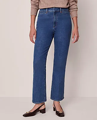 Ann Taylor The Petite Boot Crop Jean — Curvy Fit sold by Ann Taylor