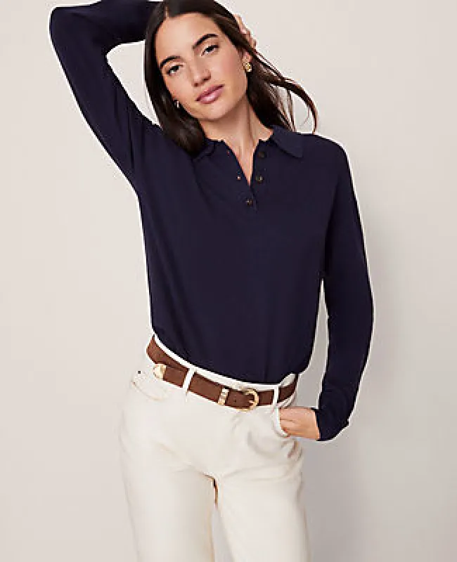 Ann Taylor Weekend Collection Polo Sweater sold by Ann Taylor