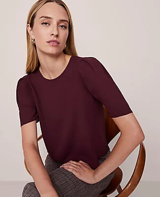 Ann Taylor Puff Sleeve Blouse sold by Ann Taylor product image thumbnail 3