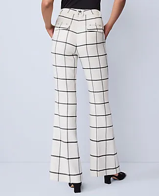 Ann Taylor The High Rise Skinny Trouser Pant in Windowpane sold by Ann Taylor product image thumbnail 3