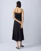 Ann Taylor Lace Trim Satin Slip Midi Dress sold by Ann Taylor