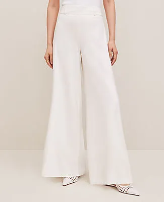 Ann Taylor The Statement Palazzo Pant in Melange sold by Ann Taylor product image thumbnail 2