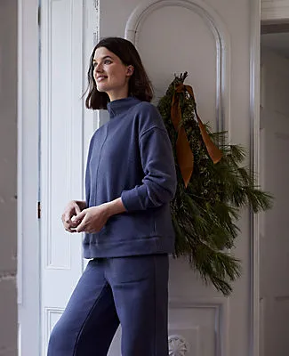 Ann Taylor Haven Well Within Comfort Fleece Funnel Neck Pullover sold by Ann Taylor