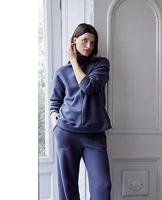 Ann Taylor Haven Well Within Comfort Fleece Funnel Neck Pullover sold by Ann Taylor product image thumbnail 2