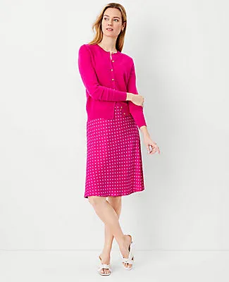 Ann Taylor Petite Dotted Slip Skirt sold by Ann Taylor