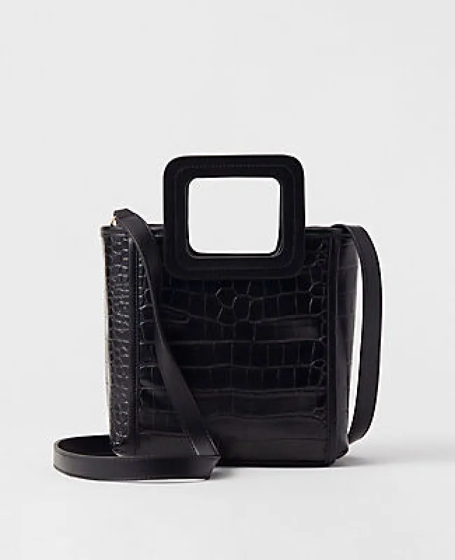 Ann Taylor Embossed Handle Crossbody Bag sold by Ann Taylor