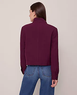 Ann Taylor Petite Moto Bomber Jacket sold by Ann Taylor product image thumbnail 2