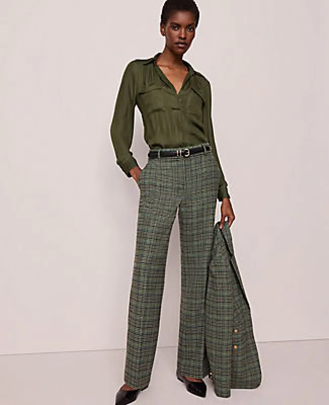 Ann Taylor The Petite Jayne Pant in Houndstooth sold by Ann Taylor