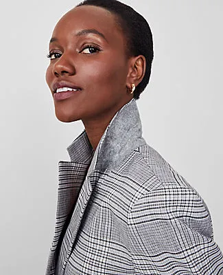 Ann Taylor The Petite Crosby Blazer in Plaid sold by Ann Taylor product image thumbnail 4