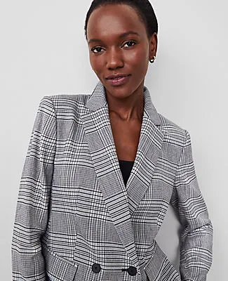 Ann Taylor The Petite Crosby Blazer in Plaid sold by Ann Taylor product image thumbnail 5