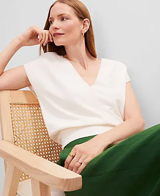 Ann Taylor V-Neck Sweater sold by Ann Taylor