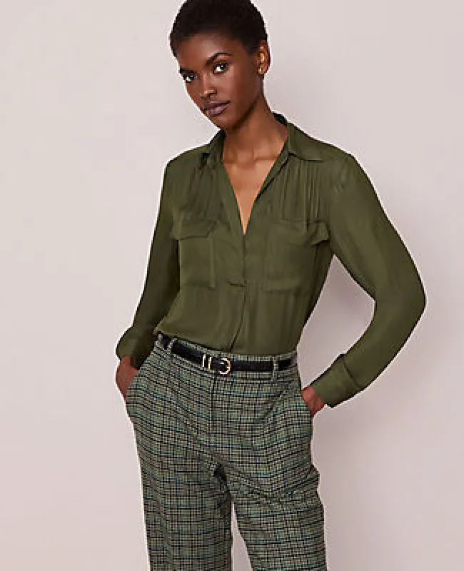 Ann Taylor Soft Drapey Camp Shirt sold by Ann Taylor