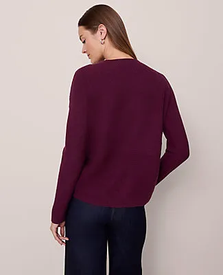 Ann Taylor Petite Ribbed Wrap Sweater sold by Ann Taylor product image thumbnail 2