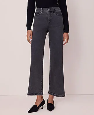 Ann Taylor The Petite The Wide-Leg Crop Jean sold by Ann Taylor product image thumbnail 2