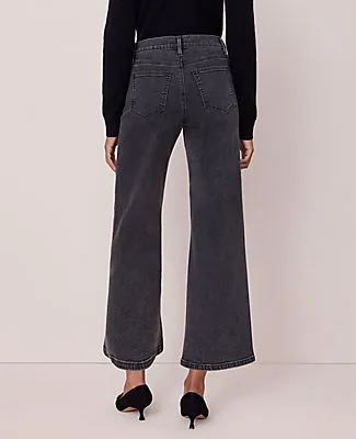 Ann Taylor The Petite The Wide-Leg Crop Jean sold by Ann Taylor product image thumbnail 3