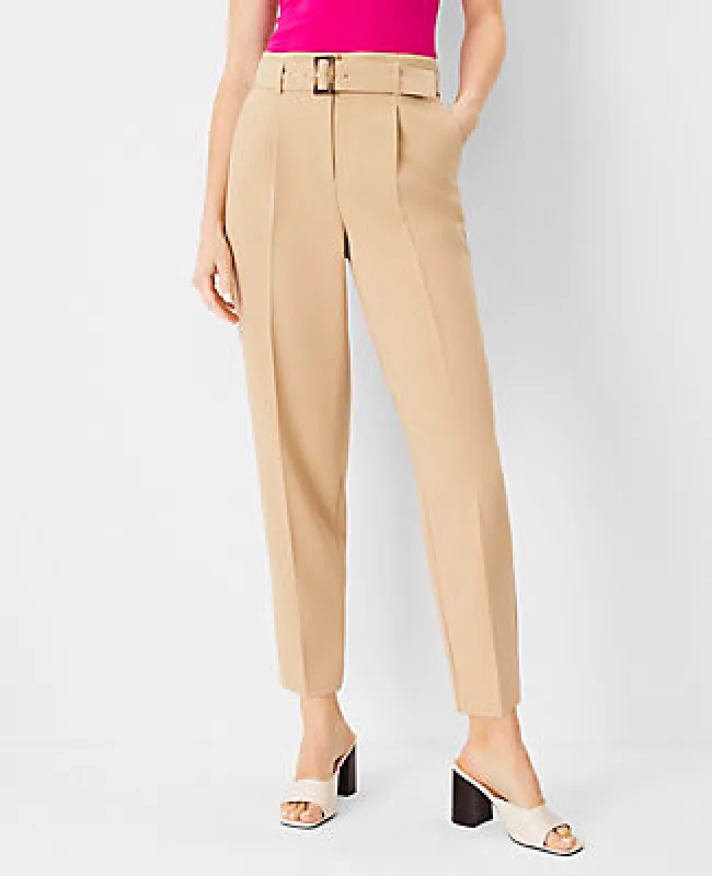 Ann Taylor The Belted Taper Pant sold by Ann Taylor