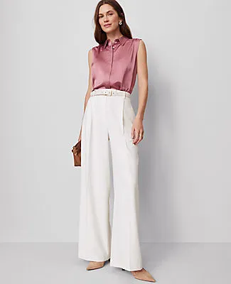 Ann Taylor The Petite Modern Wide-Leg Trouser sold by Ann Taylor product image thumbnail 5