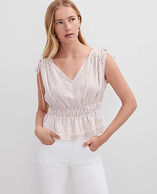 Ann Taylor Gathered Tie Top sold by Ann Taylor product image thumbnail 3