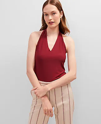 Ann Taylor V-Neck Halter Top sold by Ann Taylor