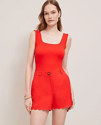 Ann Taylor The Scalloped Short sold by Ann Taylor