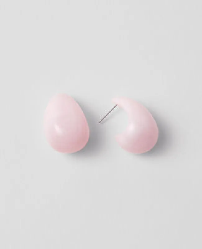 Ann Taylor Stone Teardrop Hoop Earrings sold by Ann Taylor