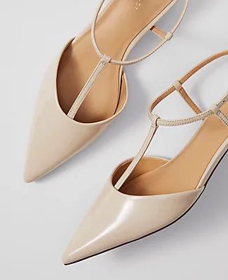 Ann Taylor Patent T-Strap Kitten Heel Pumps sold by Ann Taylor product image thumbnail 2