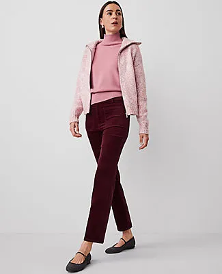 Ann Taylor Weekend Collection Stretch Velvet Patch Pocket Pant sold by Ann Taylor
