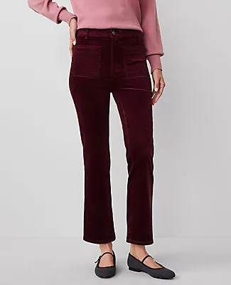 Ann Taylor Weekend Collection Stretch Velvet Patch Pocket Pant sold by Ann Taylor product image thumbnail 2