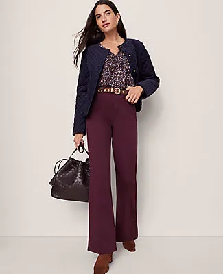 Ann Taylor Petite Weekend Collection Go-Everywhere Flare Pant sold by Ann Taylor product image thumbnail 2