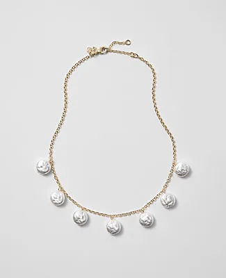Ann Taylor Pearlized Statement Necklace sold by Ann Taylor