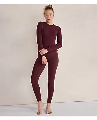 Ann Taylor Haven Well Within. A thoughtful collection of lounge, sleep, home and lifestyle essentials — and your trusted resource for all things wellbeing. Meet your new go-to leggings. You told us how much you loved our original 5-star Balance fabric — so we created a new, more substantial 1.0 version to take you from workout to brunch with ease. We added non-restrictive hold, extra smoothing benefits, and as always, the perfect amount of stretch. The high waist silhouette and sweat wicking fabric will move with you through any low impact workout. sold by Ann Taylor product image thumbnail 2
