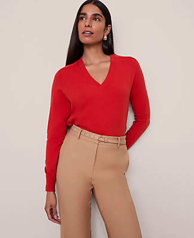 Ann Taylor V-Neck Sweater sold by Ann Taylor
