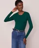 Ann Taylor Long Sleeve Crew Neck Top sold by Ann Taylor