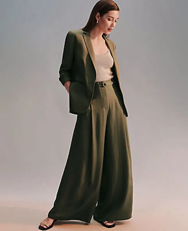 Ann Taylor The Statement Wide-Leg Pant sold by Ann Taylor