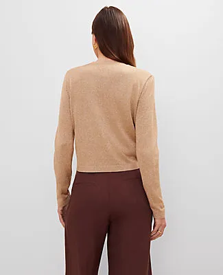 Ann Taylor Shimmer Open Cardigan sold by Ann Taylor product image thumbnail 2