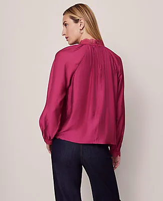 Ann Taylor Petite Lace Trim Blouse sold by Ann Taylor product image thumbnail 2