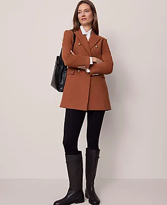 Ann Taylor Petite Fitted Long Double Breasted Coat sold by Ann Taylor product image thumbnail 5