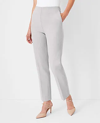 Ann Taylor The High Rise Side Zip Ankle Pant in Bi-Stretch sold by Ann Taylor