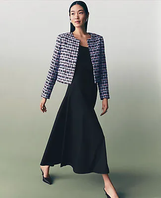 Ann Taylor Petite Poplin Gored Midi Skirt sold by Ann Taylor