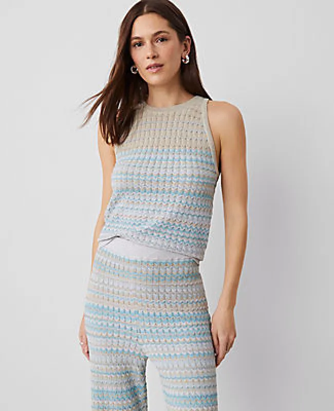 Ann Taylor Petite Shimmer Ombré Sweater Shell Top sold by Ann Taylor