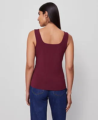 Ann Taylor Square Neck Tank Top sold by Ann Taylor product image thumbnail 2