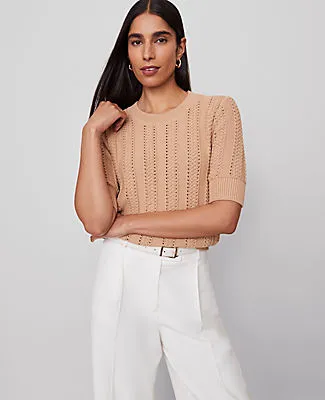 Ann Taylor Cable Wedge Sweater Tee sold by Ann Taylor