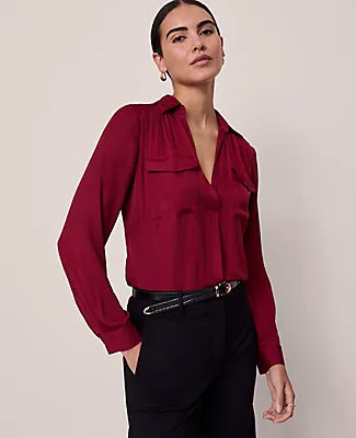 Ann Taylor Soft Drapey Camp Shirt sold by Ann Taylor