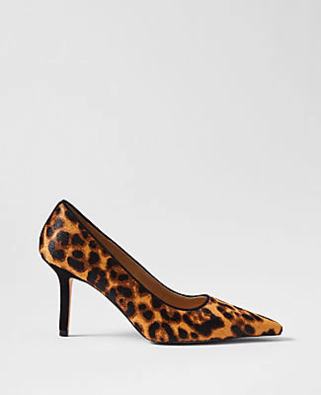 Ann Taylor Pointy Toe Haircalf Pumps sold by Ann Taylor