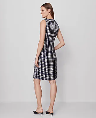 Ann Taylor Petite Tweed Button Shift Dress sold by Ann Taylor product image thumbnail 2