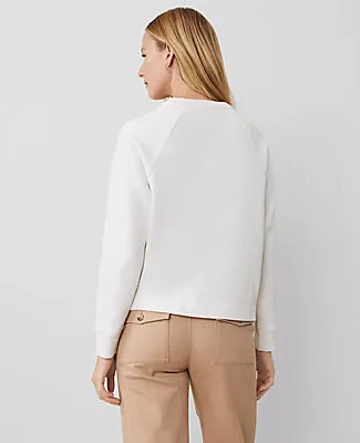 Ann Taylor Weekend Collection Henley Sweatshirt sold by Ann Taylor product image thumbnail 2