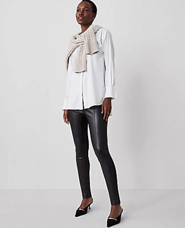 Ann Taylor The Petite Seamed Legging sold by Ann Taylor