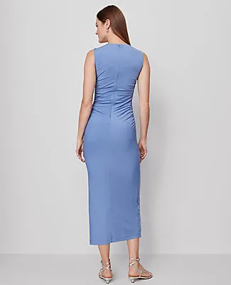 Ann Taylor Petite Knit Ruched Sheath Dress sold by Ann Taylor product image thumbnail 2