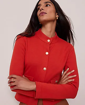 Ann Taylor Mock Neck Knit Jacket sold by Ann Taylor product image thumbnail 3