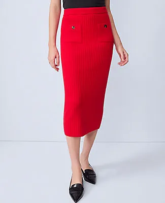 Ann Taylor Ribbed Sweater Skirt sold by Ann Taylor product image thumbnail 2